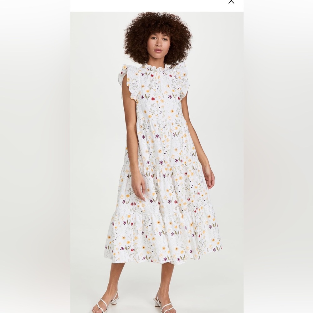 En Saison floral dress size small